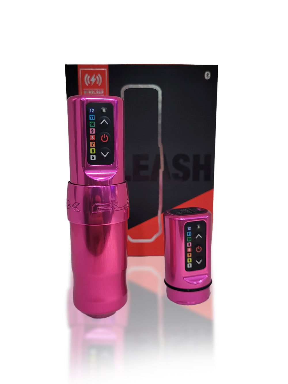 Spektra Flux Wireless Tattoo Machine - Special Edition Bubblegum with 2 PowerBolts